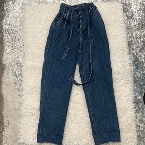 Paper bag jeans